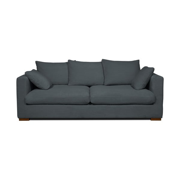 Sofa iš kordinio velveto pilkos spalvos 220 cm Comfy – Scandic
