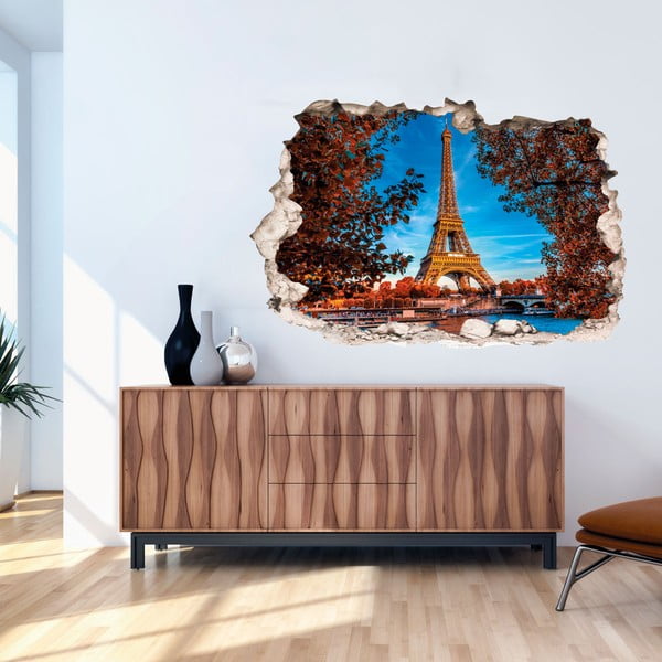 3D sienų lipdukas Ambiance Eifelio bokštas rudenį