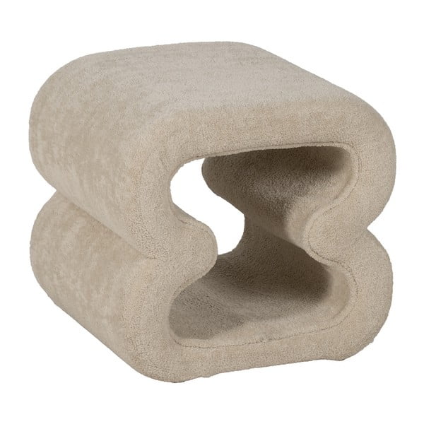 Smėlio spalvos iš boucle pufas – Ixia