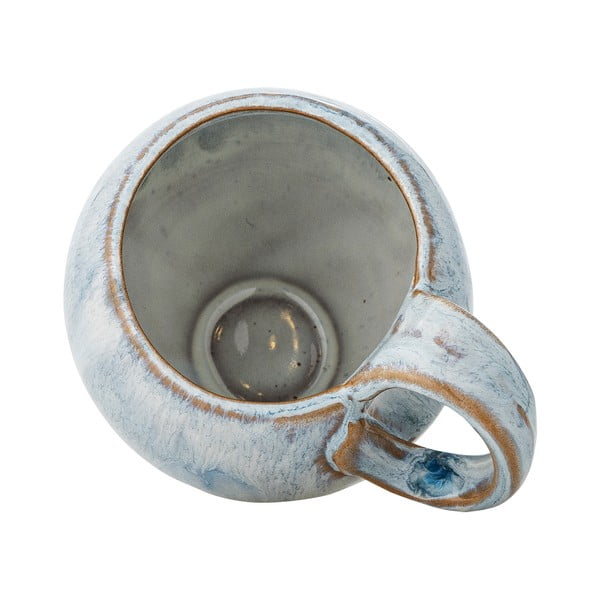 Šviesiai mėlynos spalvos iš akmens masės puodeliai 4 vnt. kapučino 250 ml Avonlea – Bloomingville-image-3