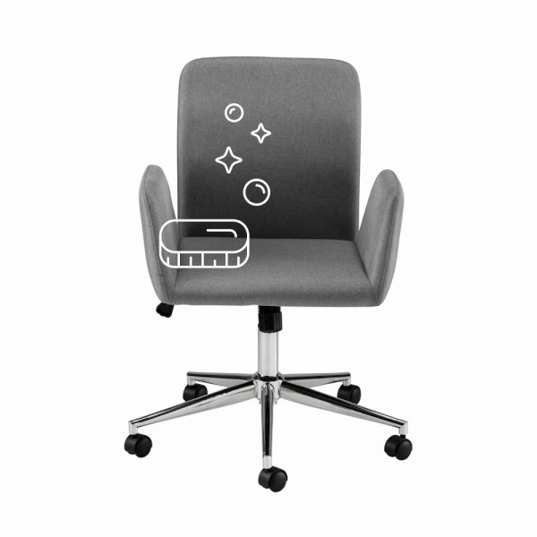Biuro kėdžių su medžiaginiais apmušalais valymas, sausas ir drėgnas valymas