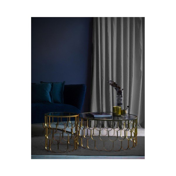 Pilka aksominė užuolaida Velvet Atelier, 140 x 260 cm-image-2