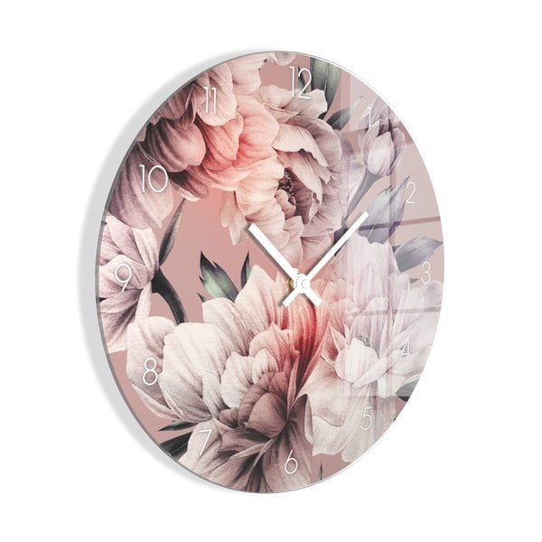 Stiklinis sieninis laikrodis ø 30 cm - Styler-image-3