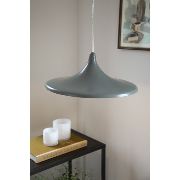 Pilkos spalvos iš metalo kabantis šviestuvas LED su pritemdymo funkcija ø37x13 cm Beam – Markslöjd-image-1