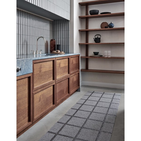 Pilkos spalvos lauko kilimas 70x150 cm Ada Grey – Pappelina-image-1