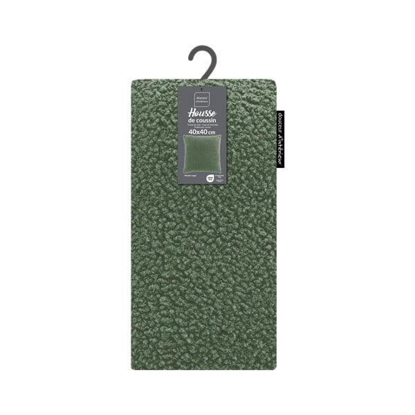 Iš sherpa vilnos dekoratyvinis pagalvės užvalkalas 40x40 cm Woolen – douceur d'intérieur-image-3