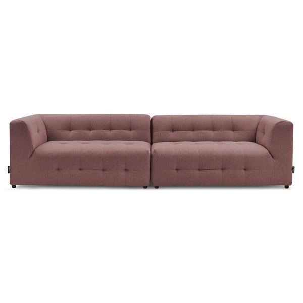 Tamsiai rožinė sofa 324 cm Kleber - Bobochic Paris