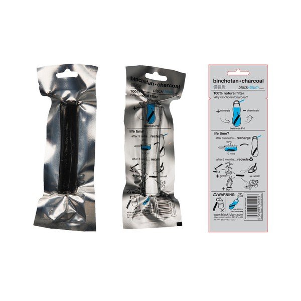 Juodas filtravimo buteliukas su binchotanu Black + Blum Pure, 800 ml-image-3