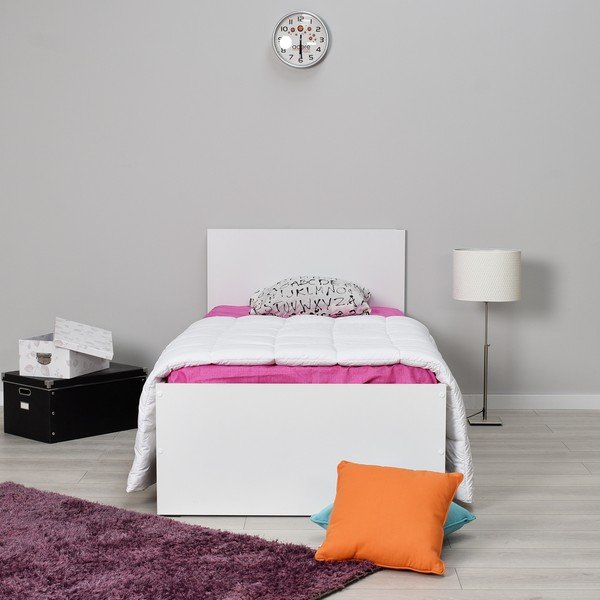 Viengulė lova baltos spalvos 90x190 cm KRY – Kalune Design-image-4