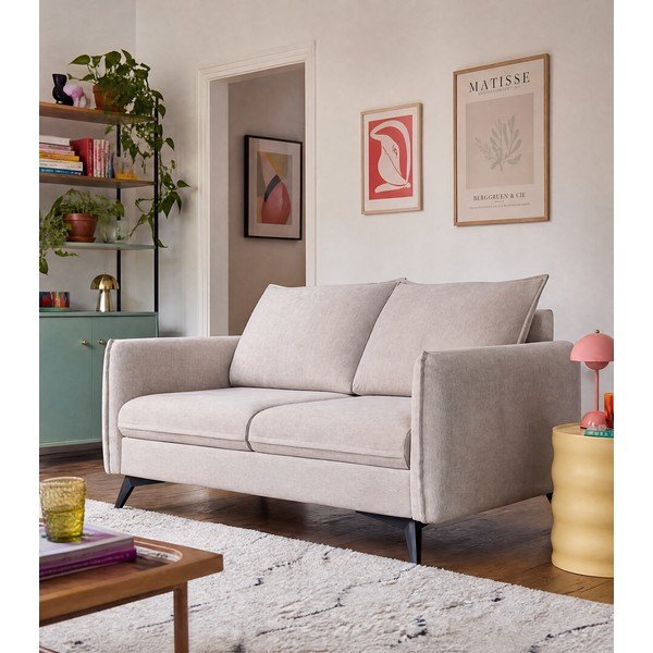 Sofa smėlio spalvos 138 cm Juli Bis – Ropez-image-1