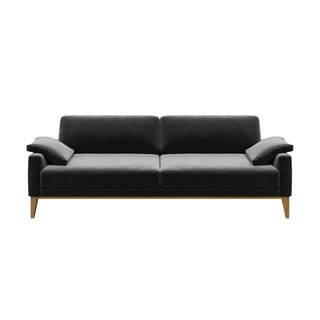 Tamsiai pilka aksominė sofa MESONICA Musso 211 cm
