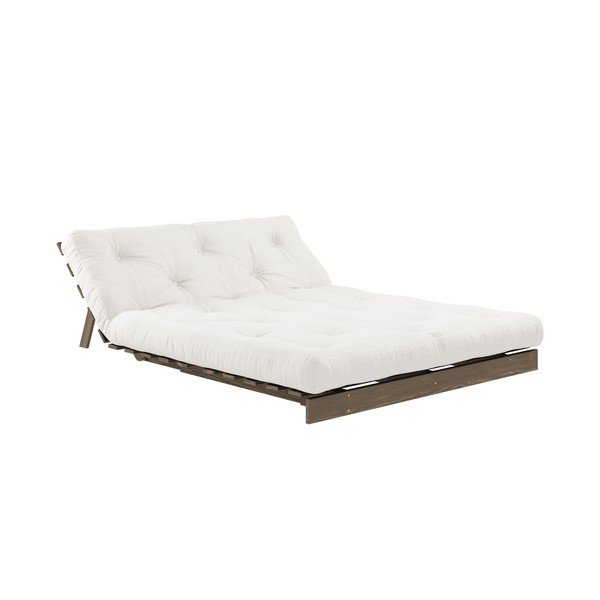 Sulankstoma sofa baltos spalvos 140 cm Roots – Karup Design-image-4