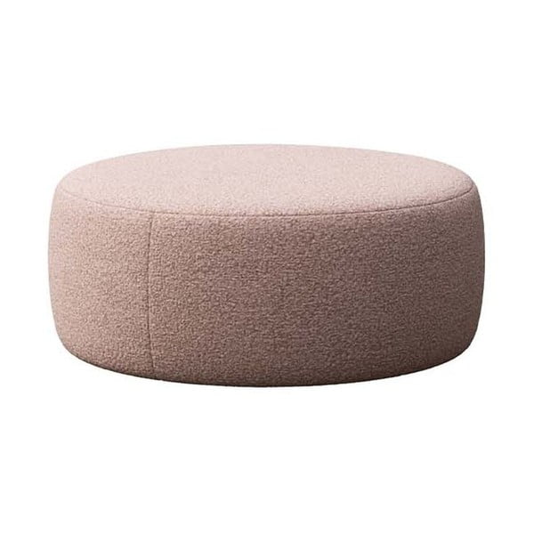 Rožinės spalvos iš boucle taburetė Monce – Rodier
