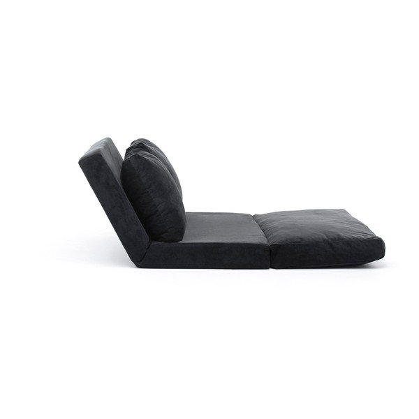 Sulankstoma sofa juodos spalvos 120 cm Taida – Balcab Home-image-3