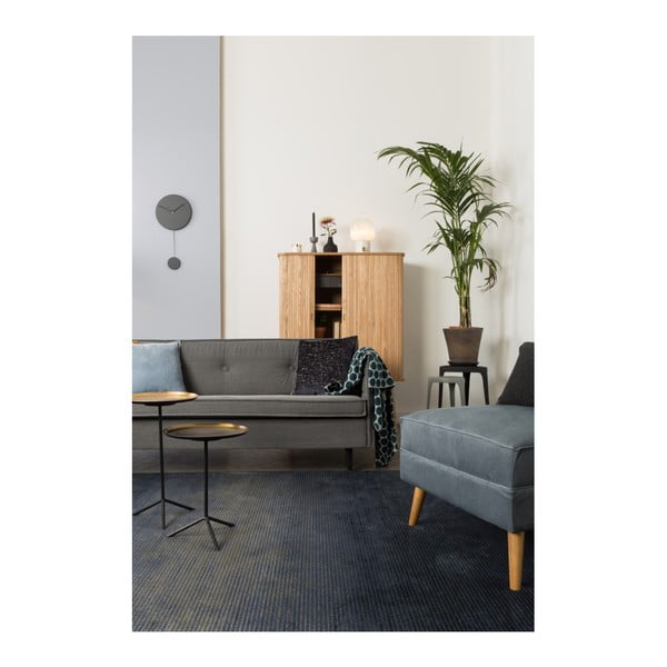 Pilkas sieninis laikrodis Zuiver Minimal-image-2