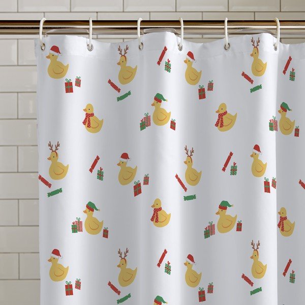 Dušo užuolaida 180x180 cm Christmas Quacker – Catherine Lansfield