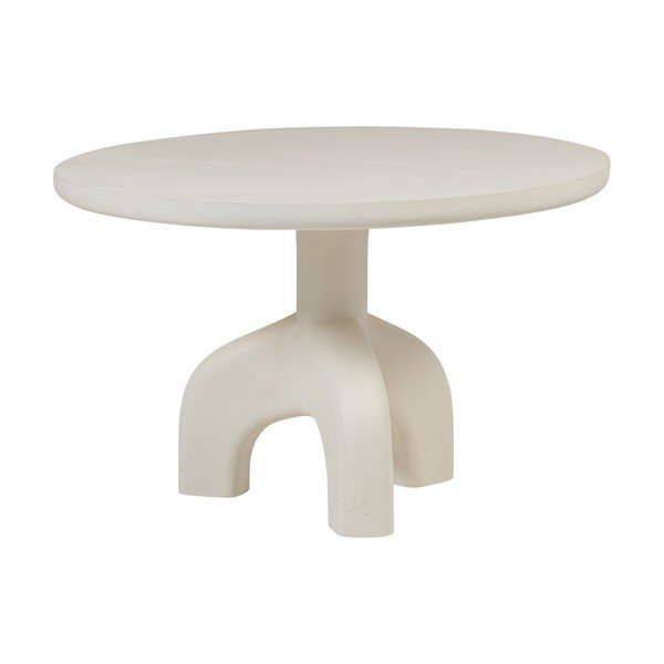 Iš plastiko apvalios formos sodo valgomojo stalas ø 120 cm Luno – WOOOD