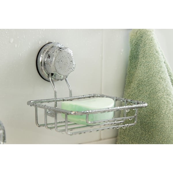 Klijuojama iš plieno muilinė sidabrinės spalvos Bestlock Bath – Compactor-image-1