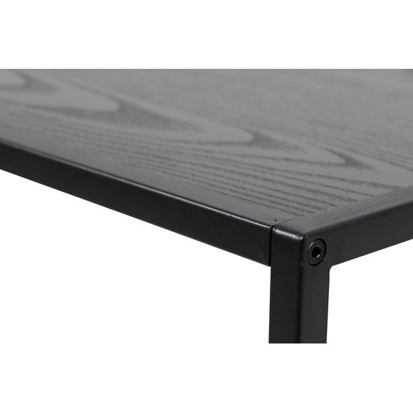 Juodas rašomasis stalas Actona Seaford, 60 x 130 cm-image-1