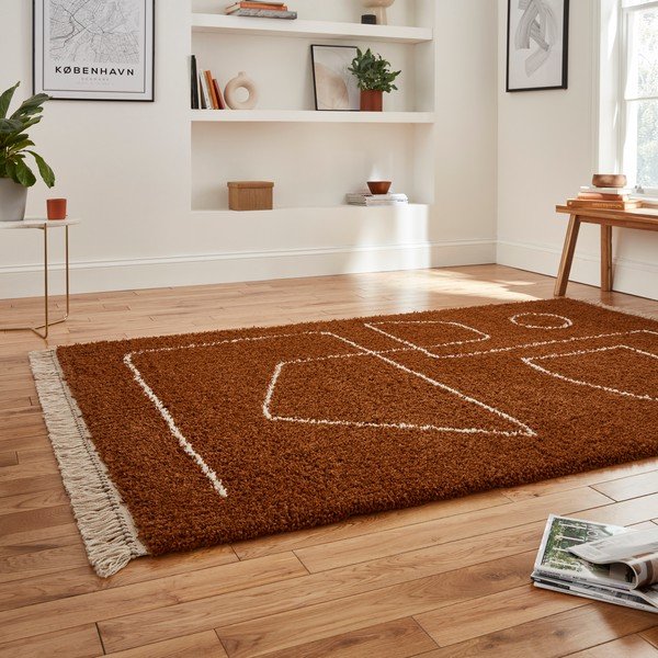 Raudonas kilimas Think Rugs Boho, 160 x 220 cm-image-2