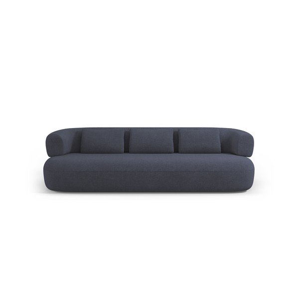 Tamsiai mėlynos spalvos sofa iš boucle 226 cm Jenny – Micadoni -image-2