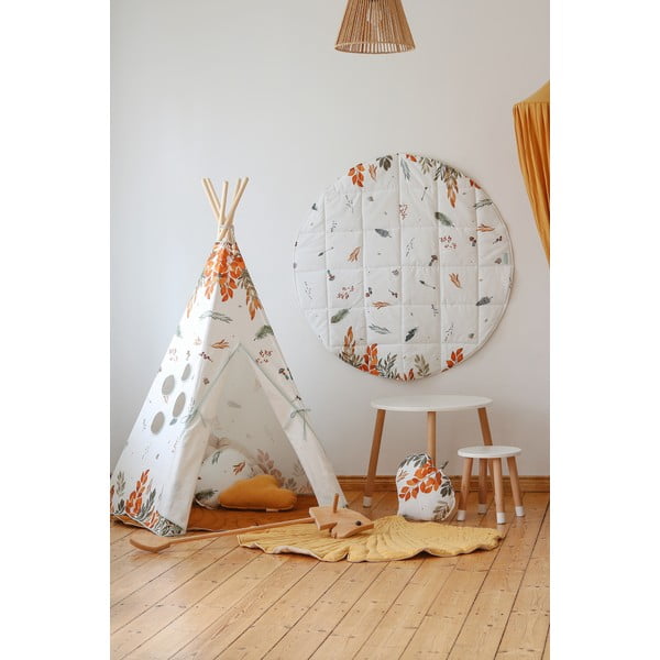 Baltas vaikiškas žaidimų kilimėlis Forest Friends - Moi Mili-image-3