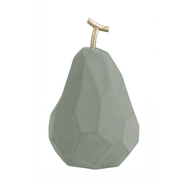 Matinės mėtų žalios spalvos betoninė figūrėlė PT LIVING Origami Pear