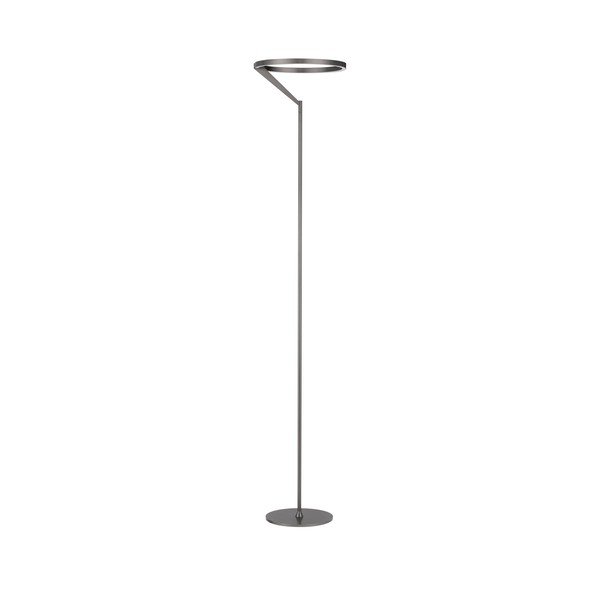 Sidabrinės spalvos iš aliuminio pastatomas šviestuvas LED su pritemdymo funkcija (aukštis 168 cm) Tilia – Nova Luce