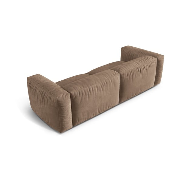 Šviesiai rudos spalvos iš velveto sofa 240 cm Martina – Micadoni -image-3