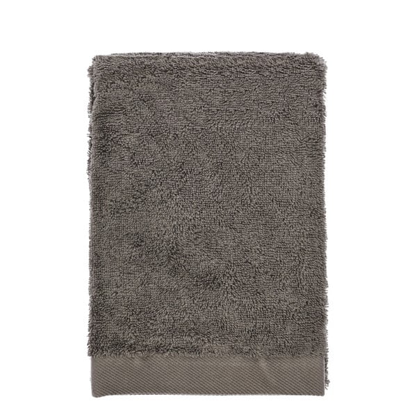 Pilkas organinės medvilnės rankšluostis 50x100 cm Comfort - Södahl-image-2