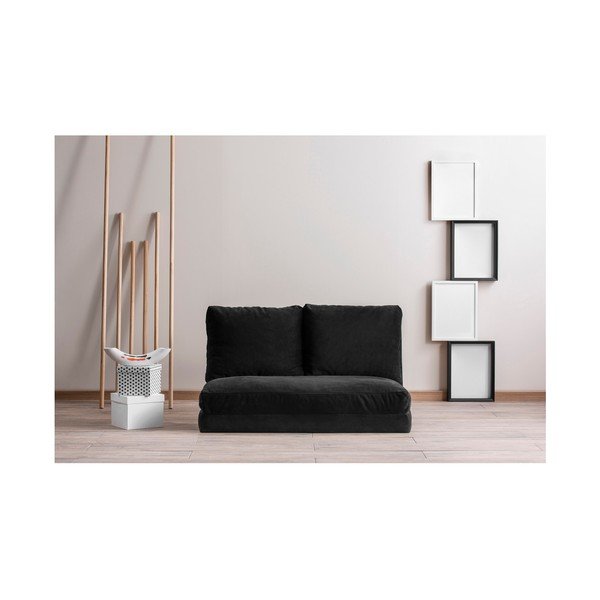 Sulankstoma sofa juodos spalvos 120 cm Taida – Balcab Home-image-1