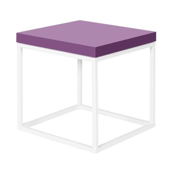 TemaHome "Prairie" sulankstomas stalas su violetiniu stalviršiu