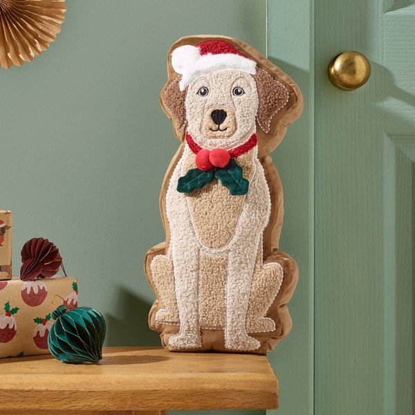 Dekoratyvinė pagalvėlė 20x30 cm Christmas Dog – Catherine Lansfield-image-1