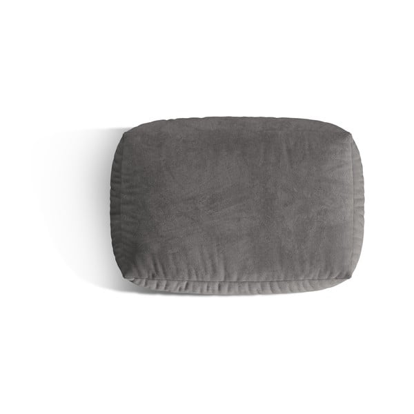 Pilkos spalvos iš velveto modulinė taburetė Martina – Micadoni -image-2