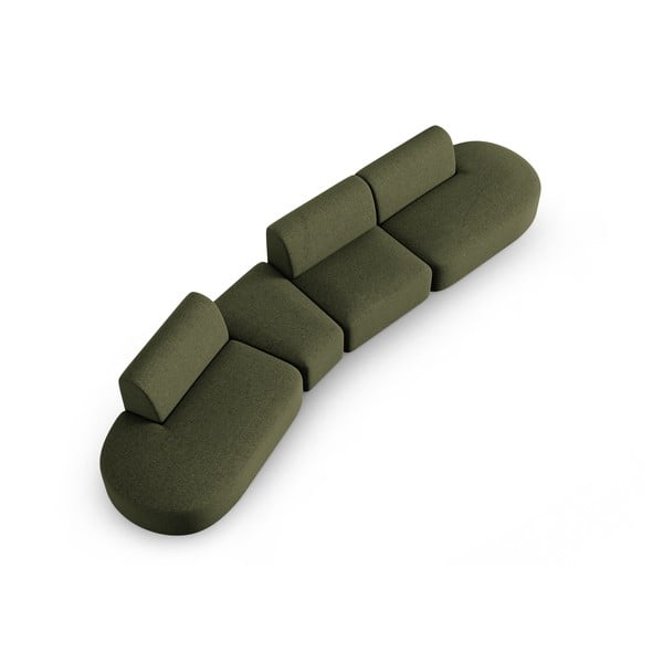 Sofa žalios spalvos 412 cm Shane – Micadoni Home-image-2