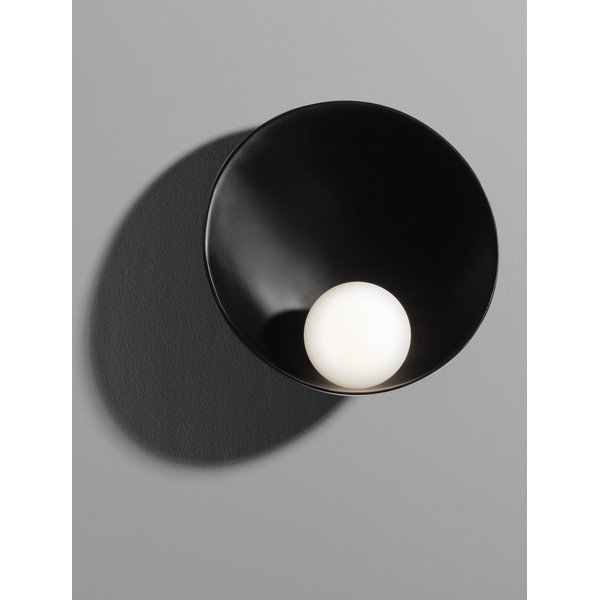Matinės juodos spalvos iš plieno sieninė lempa Minim – Nova Luce-image-2