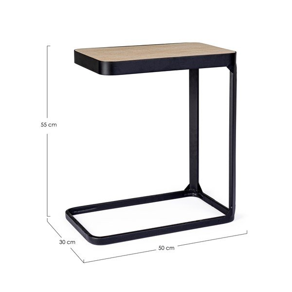 Šoninis stalas iš eglės 30x50 cm Everitt – Bizzotto-image-4