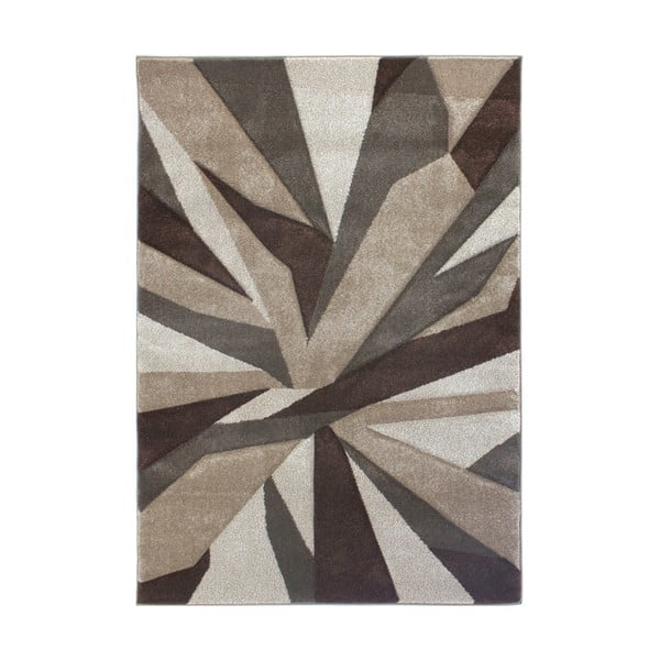Smėlio ir rudos spalvos kilimas "Flair Rugs" kilimai "Shatter Beige Brown", 160 x 230 cm