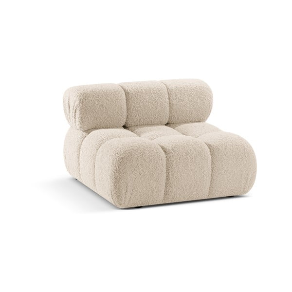 Iš boucle modulinė sofos dalis smėlio spalvos (modulinė) Bellis – Micadoni Home-image-3