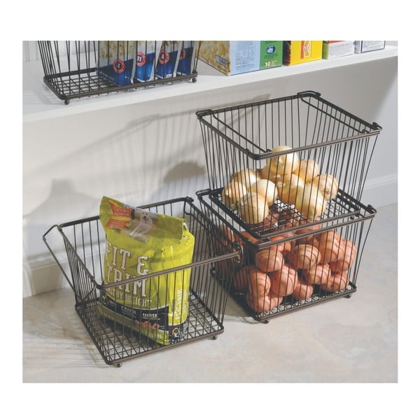 Metalinis krepšys InterDesign York Lyra, 32 x 27,5 cm-image-1