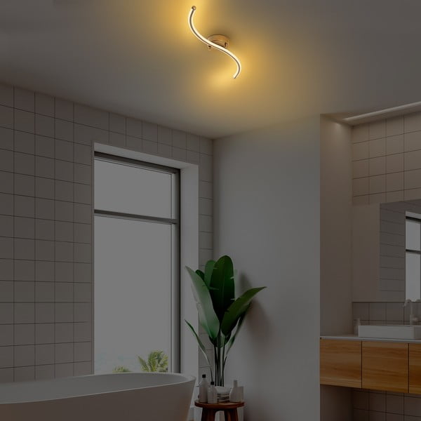 Auksinės spalvos lubinis šviestuvas LED 10x67 cm Yilan – Opviq lights-image-2