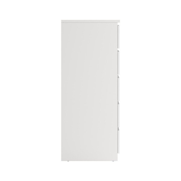Baltos spalvos šoninė spintelė 77x121x50 cm Naia – Tvilum-image-4