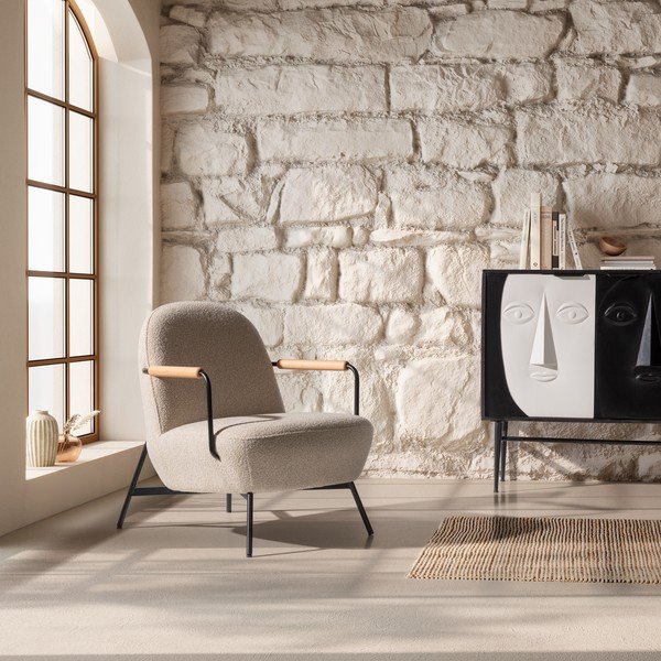 Smėlio spalvos krėslas Regi – MOME-image-1