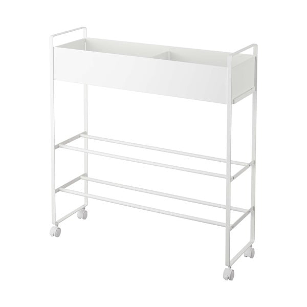 Iš metalo vaikiškų batų lentyna baltos spalvos 74,5x74,5x22 cm Tower – YAMAZAKI