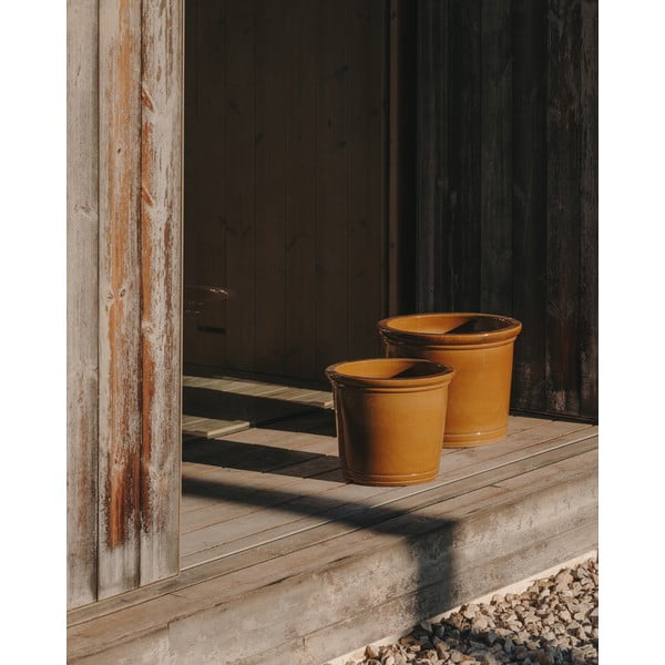 Vazonai iš terakotos 2 vnt. ø 47 cm Presili – Kave Home-image-1
