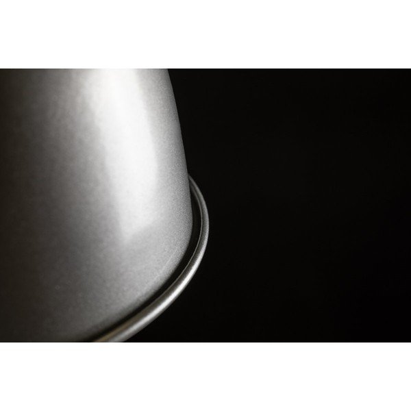 Kabantis šviestuvas sidabrinės spalvos ø 22 cm su metaliniu gaubtu Zenit – GTV-image-1