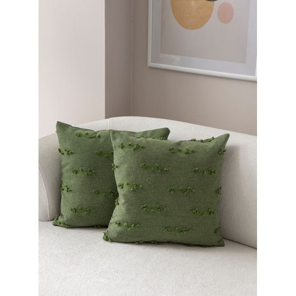Dekoratyviniai pagalvių užvalkalai 2 vnt. 43x43 cm Tuffet – Mioli Decor-image-1