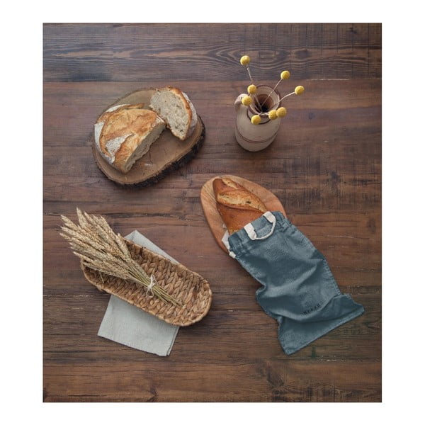 Lininis kepinių krepšelis Really Nice Things Blue Sky, aukštis 42 cm-image-1