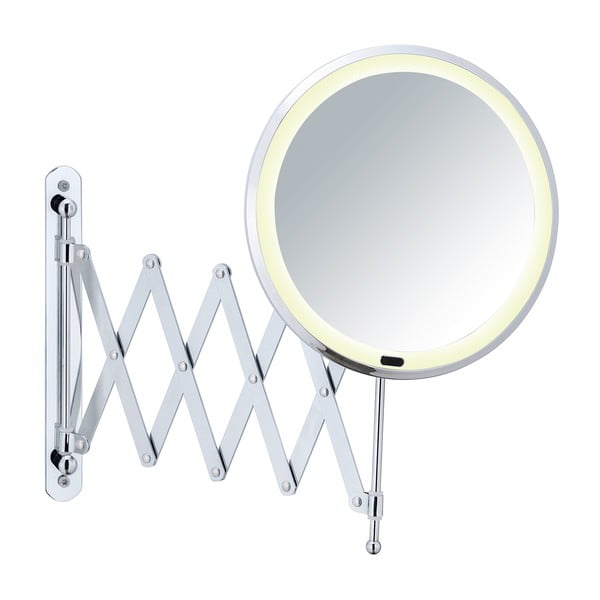 Kosmetinis veidrodis su apšvietimu/didinantis ø 20 cm Barona – Wenko