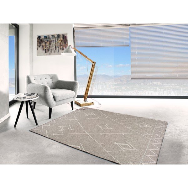 Pilkas kilimas Universal Lino Line, 80 x 150 cm-image-2